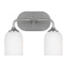 Myhouse Lighting Generation Lighting. - GLV1022BS - Two Light Vanity - Emile - Brushed Steel