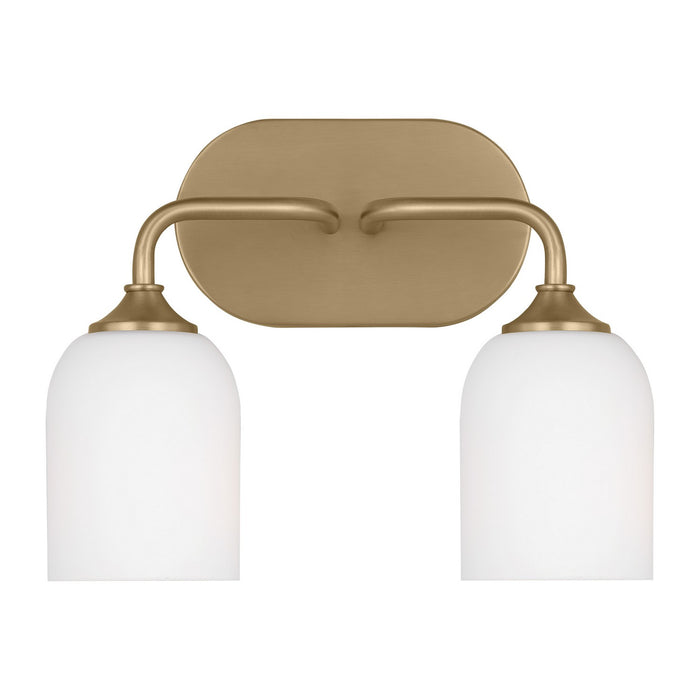 Myhouse Lighting Generation Lighting. - GLV1022SB - Two Light Vanity - Emile - Satin Bronze