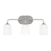 Myhouse Lighting Generation Lighting. - GLV1023BS - Three Light Vanity - Emile - Brushed Steel