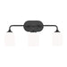 Myhouse Lighting Generation Lighting. - GLV1023MBK - Three Light Vanity - Emile - Midnight Black