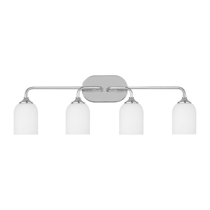 Myhouse Lighting Generation Lighting. - GLV1024CH - Four Light Vanity - Emile - Chrome