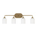 Myhouse Lighting Generation Lighting. - GLV1024SB - Four Light Vanity - Emile - Satin Bronze