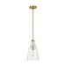 Myhouse Lighting Generation Lighting. - 6536901-848 - One Light Pendant - Kea - Satin Brass