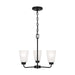 Myhouse Lighting Generation Lighting. - 3115203-112 - Three Light Chandelier - Kerrville - Midnight Black