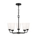 Myhouse Lighting Generation Lighting. - 3115205-112 - Five Light Chandelier - Kerrville - Midnight Black