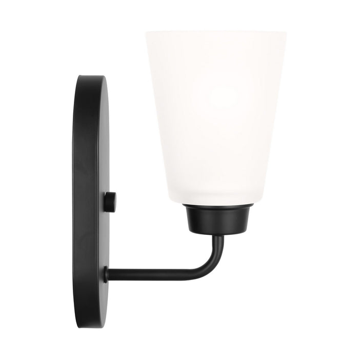 Myhouse Lighting Generation Lighting. - 4115201-112 - One Light Wall / Bath Sconce - Kerrville - Midnight Black