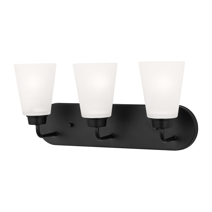 Myhouse Lighting Generation Lighting. - 4415203-112 - Three Light Wall / Bath - Kerrville - Midnight Black