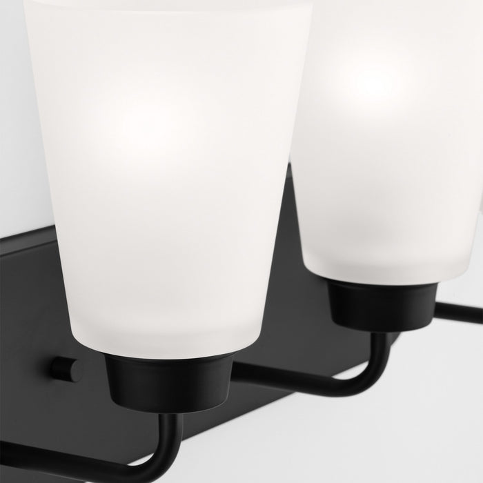 Myhouse Lighting Generation Lighting. - 4415203-112 - Three Light Wall / Bath - Kerrville - Midnight Black