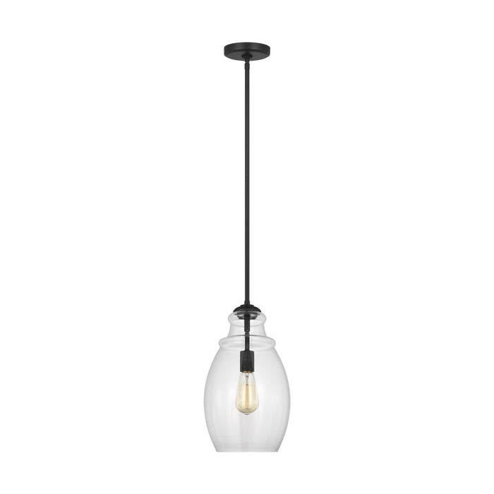 Myhouse Lighting Generation Lighting. - P1484MBK - One Light Pendant - Marino - Midnight Black