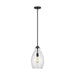 Myhouse Lighting Generation Lighting. - P1484MBK - One Light Pendant - Marino - Midnight Black