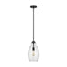 Myhouse Lighting Generation Lighting. - P1484MBK - One Light Pendant - Marino - Midnight Black