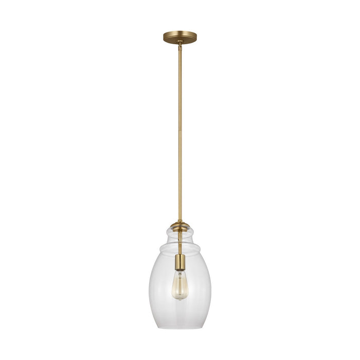 Myhouse Lighting Generation Lighting. - P1484SB - One Light Pendant - Marino - Satin Brass