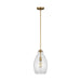 Myhouse Lighting Generation Lighting. - P1484SB - One Light Pendant - Marino - Satin Brass