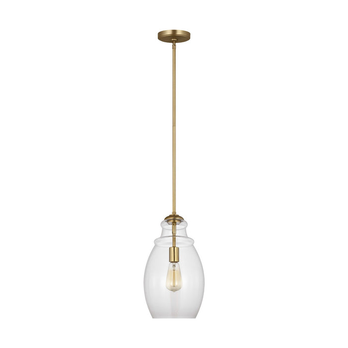 Myhouse Lighting Generation Lighting. - P1484SB - One Light Pendant - Marino - Satin Brass