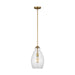 Myhouse Lighting Generation Lighting. - P1484SB - One Light Pendant - Marino - Satin Brass