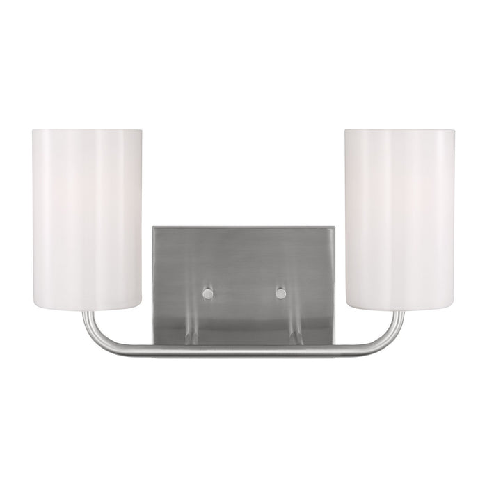 Myhouse Lighting Generation Lighting. - GLV1002BS - Two Light Vanity - Rhett - Brushed Steel