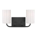 Myhouse Lighting Generation Lighting. - GLV1002MBK - Two Light Vanity - Rhett - Midnight Black