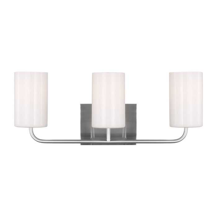 Myhouse Lighting Generation Lighting. - GLV1003BS - Three Light Vanity - Rhett - Brushed Steel