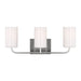 Myhouse Lighting Generation Lighting. - GLV1003BS - Three Light Vanity - Rhett - Brushed Steel