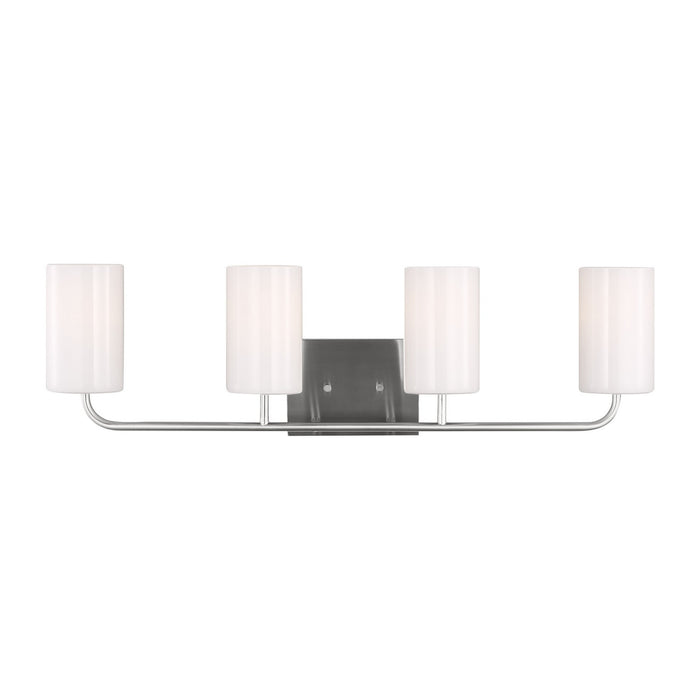 Myhouse Lighting Generation Lighting. - GLV1004BS - Four Light Vanity - Rhett - Brushed Steel