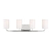 Myhouse Lighting Generation Lighting. - GLV1004CH - Four Light Vanity - Rhett - Chrome