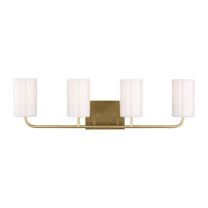 Myhouse Lighting Generation Lighting. - GLV1004SB - Four Light Vanity - Rhett - Satin Bronze