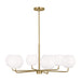 Myhouse Lighting Generation Lighting. - GLC1066SB - Six Light Chandelier - Rory - Satin Bronze