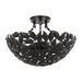 Myhouse Lighting Visual Comfort Studio - AF1173AI - Three Light Semi-Flush Mount - Kelan - Aged Iron