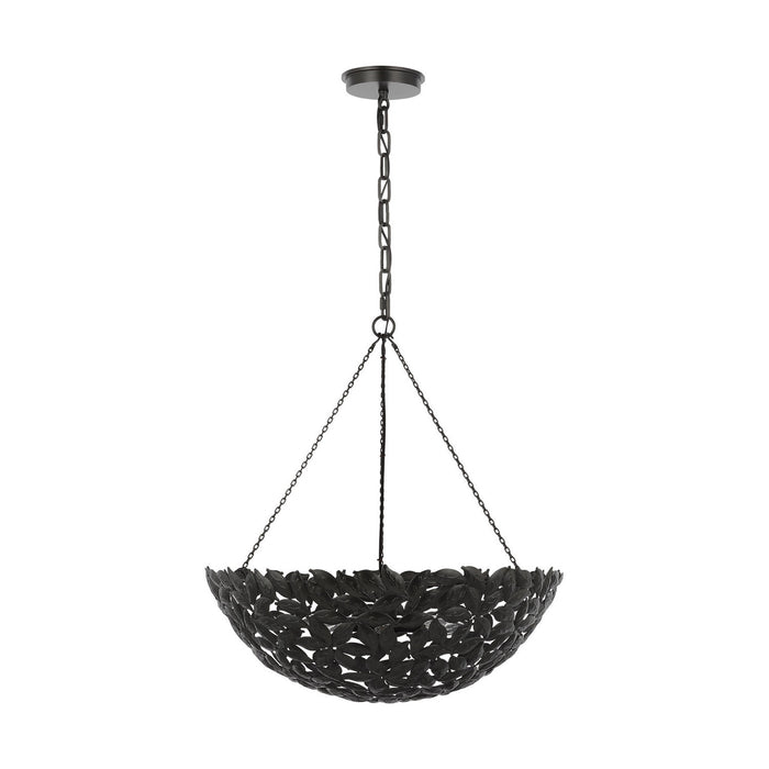 Myhouse Lighting Visual Comfort Studio - AP1186AI - Six Light Pendant - Kelan - Aged Iron
