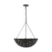 Myhouse Lighting Visual Comfort Studio - AP1186AI - Six Light Pendant - Kelan - Aged Iron