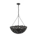 Myhouse Lighting Visual Comfort Studio - AP1186AI - Six Light Pendant - Kelan - Aged Iron