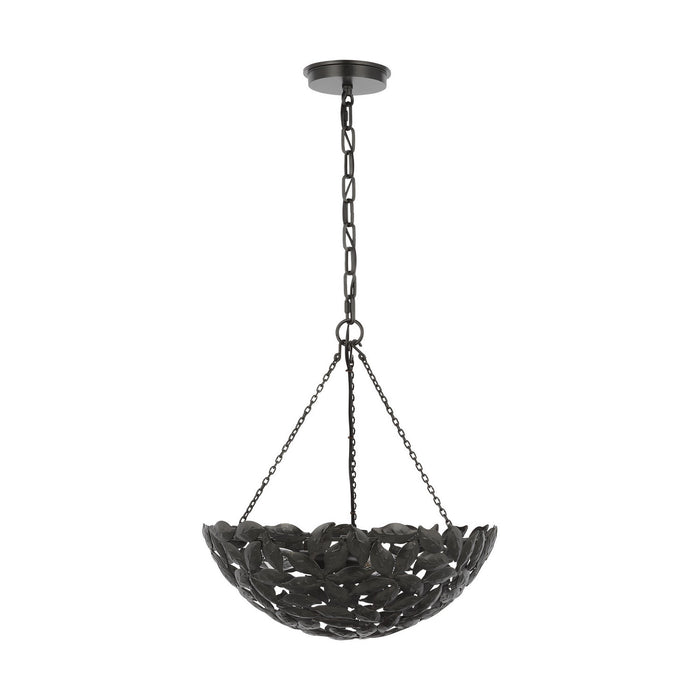 Myhouse Lighting Visual Comfort Studio - AP1193AI - Six Light Pendant - Kelan - Aged Iron