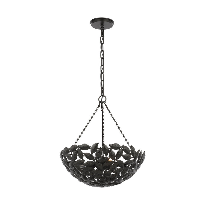 Myhouse Lighting Visual Comfort Studio - AP1193AI - Six Light Pendant - Kelan - Aged Iron