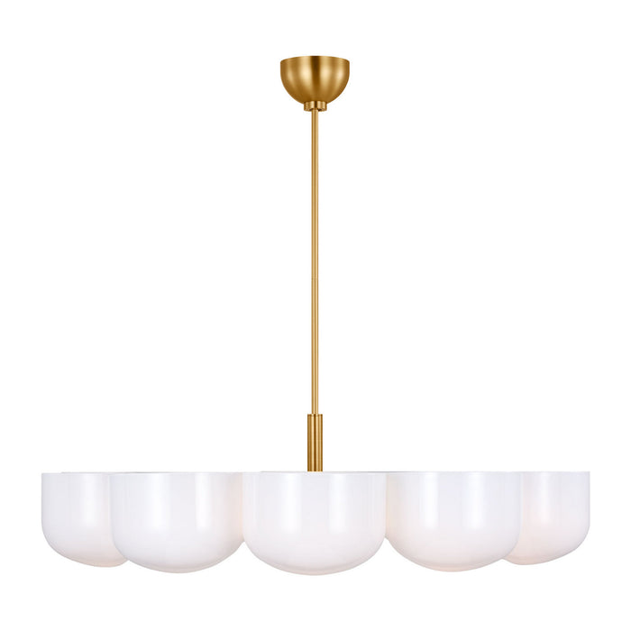 Myhouse Lighting Visual Comfort Studio - LXC11210BBS - Ten Light Chandelier - Cheverny - Burnished Brass