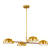 Myhouse Lighting Visual Comfort Studio - LXC1134BBS - Four Light Chandelier - Balleroy - Burnished Brass