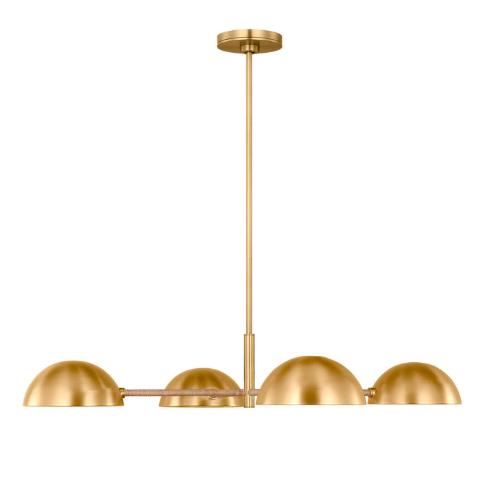 Myhouse Lighting Visual Comfort Studio - LXC1134BBS - Four Light Chandelier - Balleroy - Burnished Brass