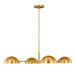 Myhouse Lighting Visual Comfort Studio - LXC1134BBS - Four Light Chandelier - Balleroy - Burnished Brass