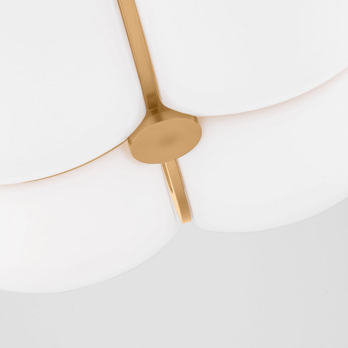 Myhouse Lighting Visual Comfort Studio - LXF1004BBS - Four Light Semi-Flush Mount - Cheverny - Burnished Brass