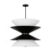 Myhouse Lighting Visual Comfort Studio - LXP10212AI - 12 Light Pendant - Chambord - Aged Iron