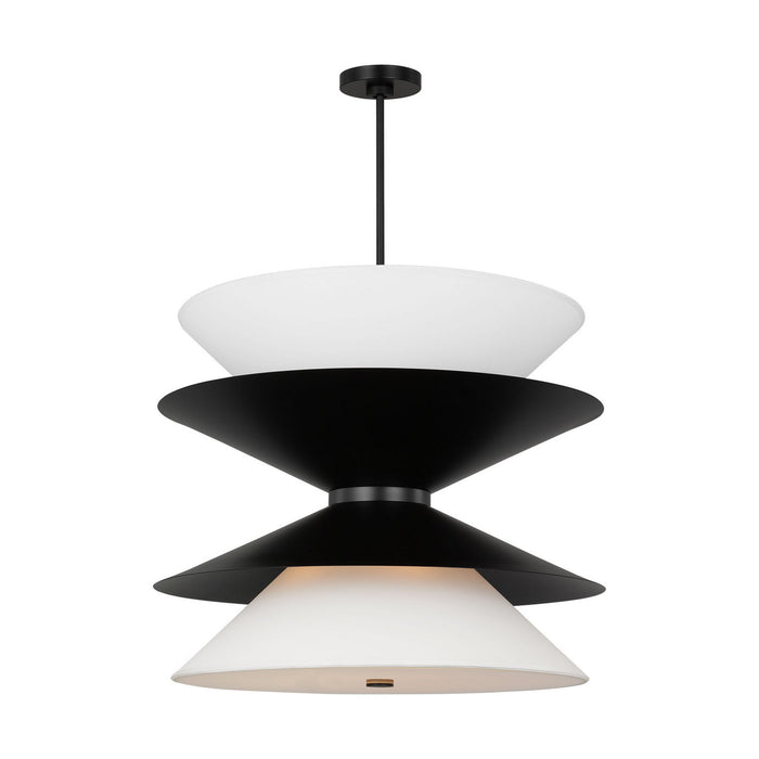 Myhouse Lighting Visual Comfort Studio - LXP10212AI - 12 Light Pendant - Chambord - Aged Iron