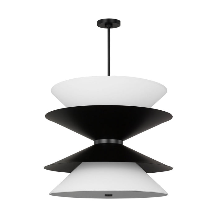 Myhouse Lighting Visual Comfort Studio - LXP10212AI - 12 Light Pendant - Chambord - Aged Iron