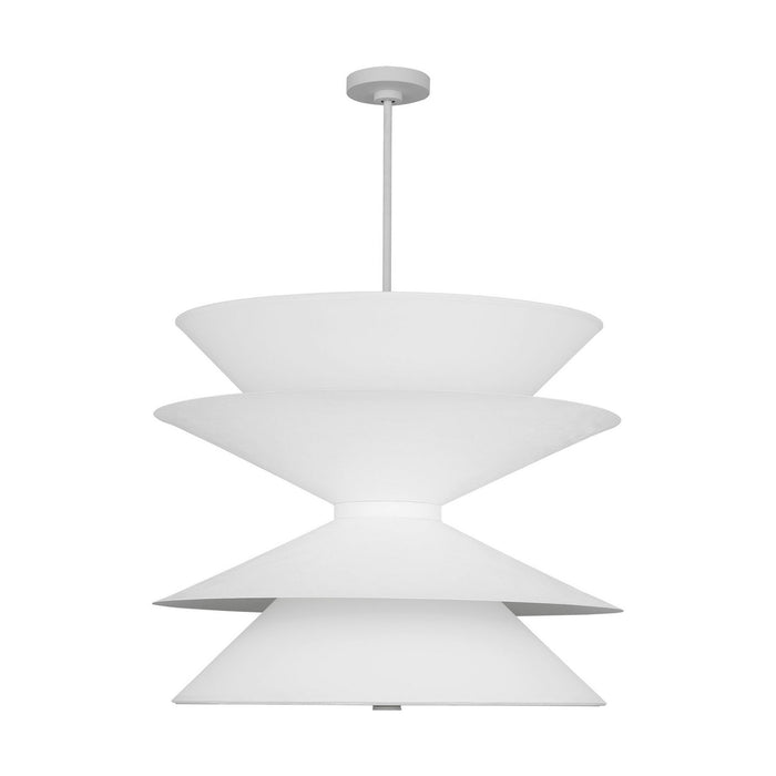 Myhouse Lighting Visual Comfort Studio - LXP10212CPST - 12 Light Pendant - Chambord - Cast Plaster