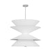 Myhouse Lighting Visual Comfort Studio - LXP10212CPST - 12 Light Pendant - Chambord - Cast Plaster