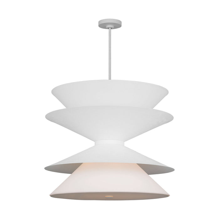 Myhouse Lighting Visual Comfort Studio - LXP10212CPST - 12 Light Pendant - Chambord - Cast Plaster