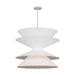 Myhouse Lighting Visual Comfort Studio - LXP10212CPST - 12 Light Pendant - Chambord - Cast Plaster