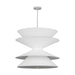 Myhouse Lighting Visual Comfort Studio - LXP10212CPST - 12 Light Pendant - Chambord - Cast Plaster