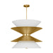 Myhouse Lighting Visual Comfort Studio - LXP10212GD - 12 Light Pendant - Chambord - Gild