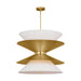 Myhouse Lighting Visual Comfort Studio - LXP10212GD - 12 Light Pendant - Chambord - Gild