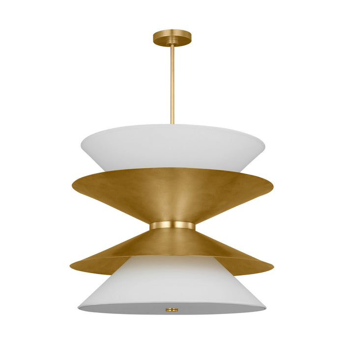 Myhouse Lighting Visual Comfort Studio - LXP10212GD - 12 Light Pendant - Chambord - Gild