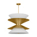 Myhouse Lighting Visual Comfort Studio - LXP10212GD - 12 Light Pendant - Chambord - Gild